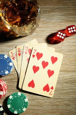 HD live dealer baccarat table streamed to a mobile device